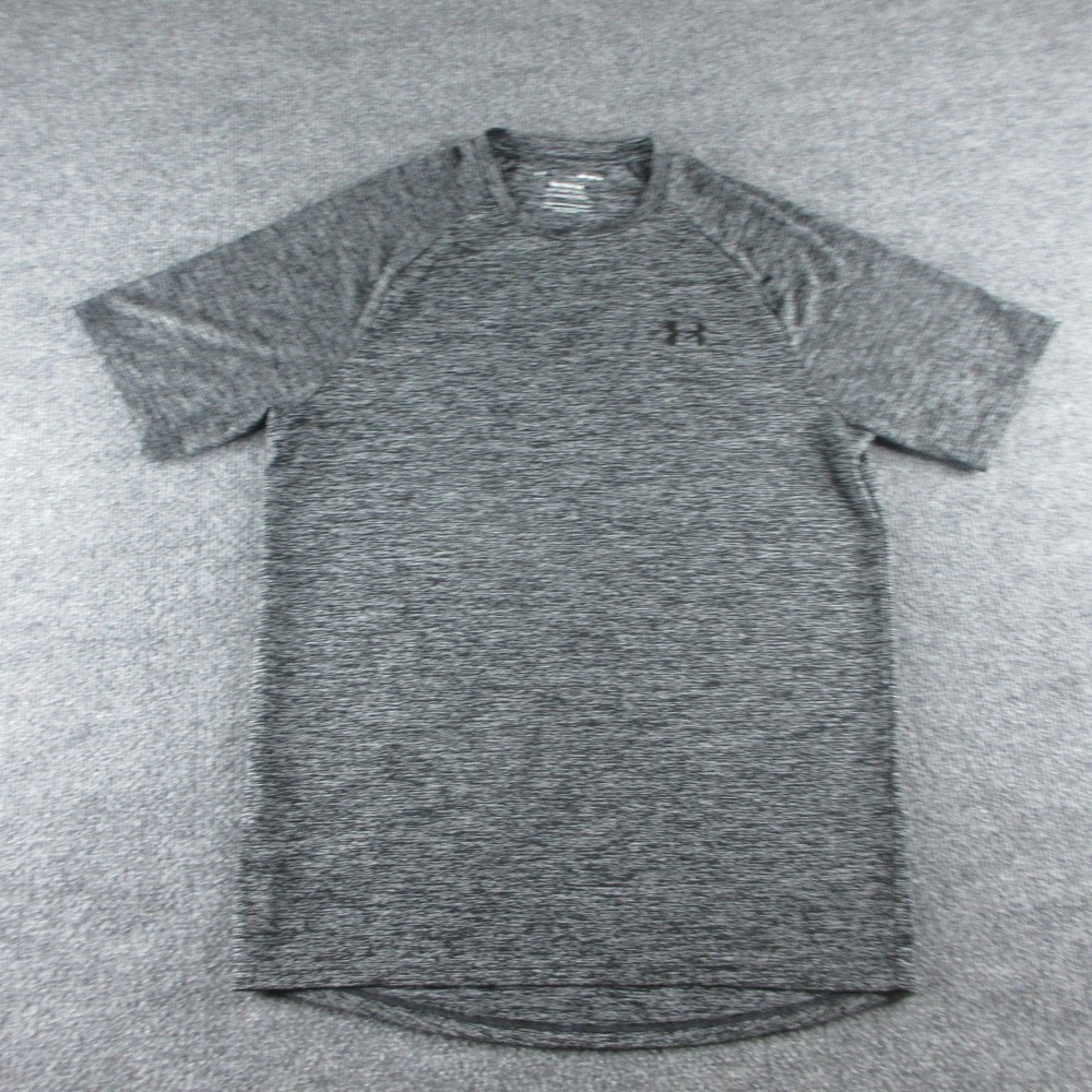 Under Armour Tech Tee Shirt Mens Medium Gray Short Sleeve Athletic Training